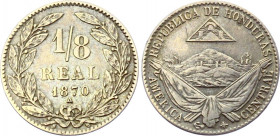 Honduras 1/8 Real 1870
KM# 30; XF+