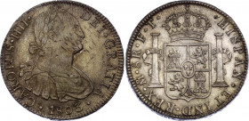 Mexico 8 Reales 1803 FT
KM# 109; Silver; Carlos IV; XF