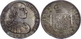 Mexico 8 Reales 1809 Mo TH
KM# 110; Silver; Fernando VII; XF+ Unmounted