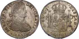 Mexico 8 Reales 1810 Mo HJ
KM# 110; Silver; Fernando VII; XF+