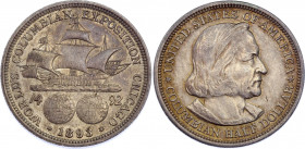United States 1/2 Dollar 1893
KM# 117; Silver; Columbian Exposition; with nice toning