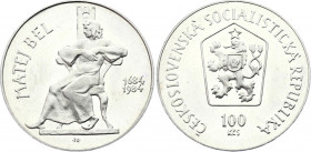 Czechoslovakia 100 Korun 1984 Proof
KM# 113; Silver Proof; 300th Anniversary - Birth of Matej Bel