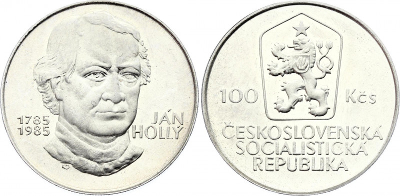Czechoslovakia 100 Korun 1985 Proof
KM# 116; Silver Proof; 200th Anniversary - ...