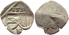 Austria Oberösterreich Einseitiger Pfennig 1536 Linz
Hippmann 190J; Silver 0,26g.; Ferdinand I; VF+