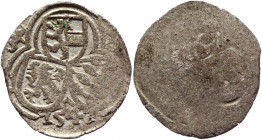 Austria Salzburg Erzbistum 2 Pfennig-Zweier 1547 
Pr# 381; Silver 0,39g.; Ernst von Bayern; VF+
