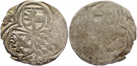 Austria Salzburg Erzbistum 2 Pfennig-Zweier 1549 
Pr# 383; Silver 0,50g.; Ernst von Bayern; VF+