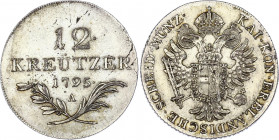 Austria 12 Kreuzer 1795 A
KM# 2137; Silver; Franz II; XF+/AUNC-