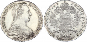 Austria 1 Taler 1780 Old Restrike
KM# T1; Silver; Maria Theresia; UNC with full mint luster