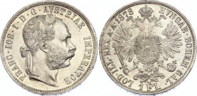 Austria 1 Florin 1878
KM# 2222; Silver; Franz Joseph I; AUNC with mint luster