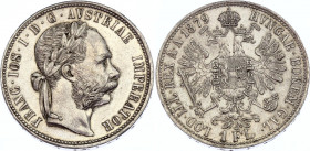 Austria 1 Florin 1879
KM# 2222; Silver; Franz Joseph I; UNC with hairlines