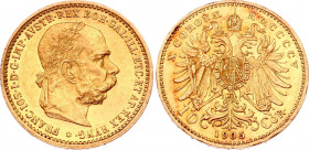 Austria 10 Corona 1905
KM# 2805; Gold (.900) 3.38 g., 18.95 mm.; Franz Joseph I