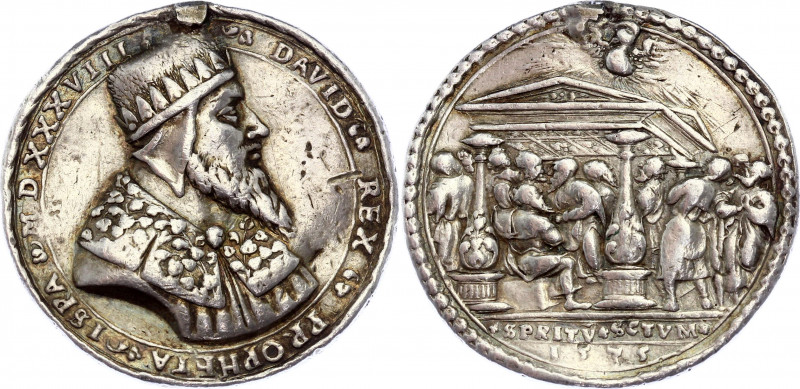 Bohemia Joachimsthal Silver Medal 1535 /1538 RR
Katz 293a. AR-Medaille 1535/153...