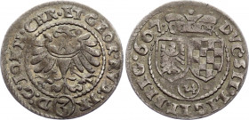 Bohemia Silesia 3 Kreuzer 1607
KM# 38; Silver; Liegnitz-Brieg; Johann Christian & Georg Rudolf