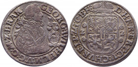 German States Brandenburg Ort / 1/4 Taler 1622 
KM# 86.4; Olding# 39b; Silver 5.91 g.; Georg Wilhelm; Mint: Königsberg; XF-AUNC