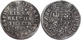 German States Cleves 1/12 Taler 1690 WH
KM# 35; Silver 2,76g.; Friedrich III; Mint: Emmerich; VF