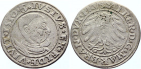 German States Prussia 1 Groschen 1530 
MB# 3; Neumann# 45; Bahrf# 1123; Silver 1,86g.; Albrecht; Mint: Königsberg; VF