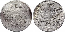 German States Prussia 1 Groschen 1769 E
KM# B295; Silver 0,84g.; XF