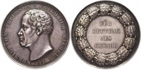 German States Prussia Commemorative Silver Medal "For Rescue from Danger" 1861 - 1888 (ND)
Hüsken 7.152.2; Silver 56.60 g.; by E. Weigand; Wilhelm I;...