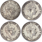 Germany - Empire Prussia 4 x 2 Mark 1900 - 1912 A
KM# 522; Silver; Wilhelm II