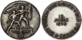 Germany - Third Reich Medal "The Anschluss Commemorative Medal" 1938
Union between Germany and Austria / Die Medaille zur Erinnerung an den 13. März ...