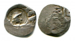 Russia SNVK The Head Is Stamped On The Coin 1392 - 1395 R-3 RARE!
Silver; 0,75 g.; GP 4015 B; R-3; очень редкий нижегородский надчекан на обрезанном ...