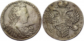 Russia 1 Rouble 1730 
Bit# 12 (R); 3,5 R by Petrov; 4 R by Ilyin; Conros# 55/1; Silver 28.48 g.; VF