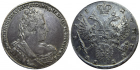 Russia 1 Rouble 1733 
Bit# 64; 2 R by Petrov; Dav# 1671; Diakov# 31; Silver ? g.; AUNC