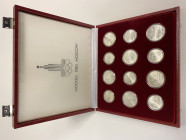 Russia - USSR Moscow Olympics Set 1977 - 1980
5 & 10 Roubles 1977-1980; Lot of 28 Silver Coins; Comes in Big Original Red Box.