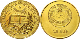 Russia - USSR Armenia Gold School Medal 1954 
Bogdanov# 2.1; Gold 15,4g.; UNC