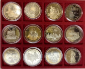 Russia - USSR 12 x 3 Roubles 1985 - 1995
Proof; Various Dates & WWII Motives; Scarcer coins included; with few certificates
