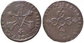 FRANCIA. Luigi XIV (1643-1715). 6 Deniers 1712 N (Montpellier). Cu. Gadoury 85; Dr.417; Dy.1593.
BB