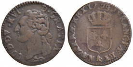FRANCIA. Luigi XVI (1774-1792). 1/2 Sol 1778 & (Aix). Cu. Gadoury 349. KM 586.16.
BB
