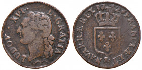 FRANCIA. Luigi XVI (1774-1792). 1/2 Sol 1782 & (Aix). Cu. Gadoury 349. KM 586.16.
BB