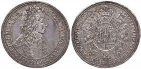 AUSTRIA (Olmutz). Carlo III di Lorena Vescovo (1695-1711). Tallero 1703. AG (g 28,49). Davenport 1207.
qSPL