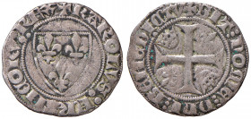 FRANCIA_6. Carlo VI (1380-1422). Blanc guénar. AG (g 3,11 - Ø 27 mm). C.507; L.381; Dy.377. R.
BB