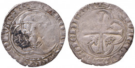 FRANCIA_8. Carlo VII (1422-1461). Blanc à la couronne. AG (g 2,68 - Ø 27 mm). L.514; Dy.519. R.
BB