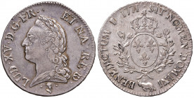 FRANCIA. Luigi XV (1715-1774). Ecu 1771 (Pau). AG (g 29,30). Gad.322. R. Gradevole patina.
qSPL/SPL