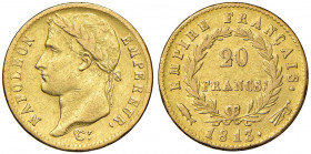 FRANCIA. Napoleone I (1804-1814). 20 Francs 1813 Utrecht. AU (g 6,36). Gad.1025. R.
qBB