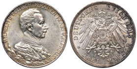 GERMANIA. Prussia. Guglielmo II ( 1888-1918). 3 Marchi 1913. AG (g 16,68). KM 535.
SPL+/FDC