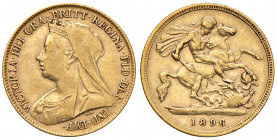 GRAN BRETAGNA. Vittoria ( 1837-1901). Mezza sterlina 1896. AU (g 3,98). KM 784.
BB
