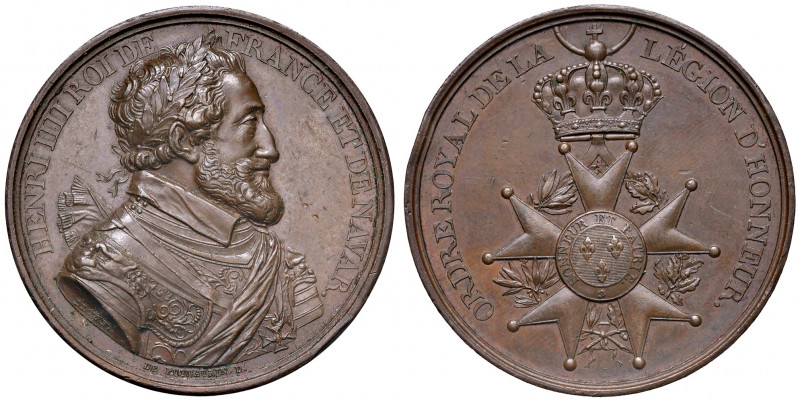 FRANCIA. Enrico IV (1589-1610). Medaglia. BR (Ø 40 mm - g 36,00). Opus: De Puyma...
