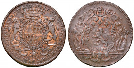 FRANCIA. Luigi XV (1715-1774). Gettone con lo stemma di Camille Perrichon, assessore di Lione 1735. CU (g 8,35 - Ø 31 mm).
BB