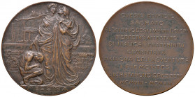 MESSINA. Medaglia 1913. BR (Ø 45 mm. g 43,99). Opus: Ceragioli. In ricordo dell'inaugurazione del nuovo ospedale di Piemontesi.
SPL
