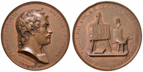 NAPOLI. Ferdinando II di Borbone (1830-1859). Medaglia 1830. Coniata a Napoli. Opus: V. Catenacci e A. Arnaud. BR (Ø 40 mm. g 39,65). Gli uomini illus...