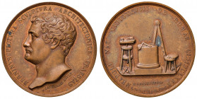 NAPOLI. Ferdinando II di Borbone (1830-1859). Medaglia 1832. Coniata a Napoli. Opus: V. Catenacci e A. Arnaud. BR (Ø 40 mm. g 43,52). Gli uomini illus...