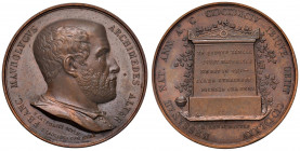 NAPOLI. Ferdinando II di Borbone (1830-1859). Medaglia 1832. Coniata a Napoli. Opus: V. Catenacci e A. Arnaud. BR (Ø 40 mm. g 48,86). Gli uomini illus...