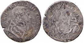 ANCONA. Gregorio XIII (1572-1585). Testone 1582. AG (g 8,72). Munt.203.
qBB
