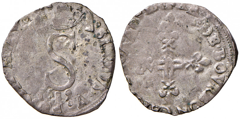 AVIGNONE. Sisto V (1580-1590). 6 Bianchi 1589. MI (g 2,09). Munt.88.
BB