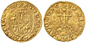 FERRARA. Alfonso I d'Este (1505-1534). Scudo d'oro del Sole. AU (g 3,60). CNI 9/16; MIR 269. R.
qSPL