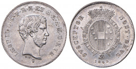 FIRENZE. Leopoldo II di Lorena (1824-1859). Paolo 1845. AG (g 2,62). Gig.51. R
qFDC/FDC